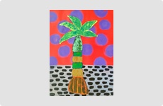 Palm Tree - Painting by Barry McCullough